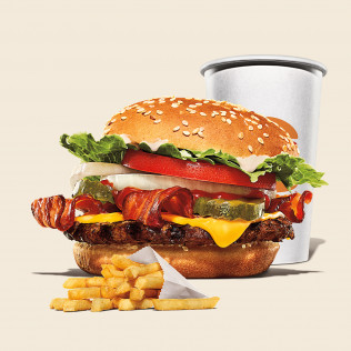 Burger Bò Nướng BBQ